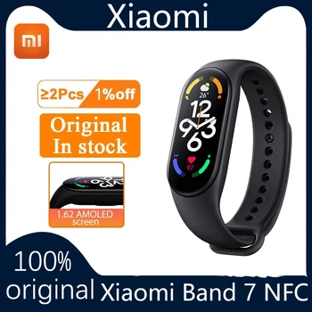 Оригинальный смарт-браслет Xiaomi Mi Band 7 с NFC, 6 цветов, AMOLED, 1,62 
