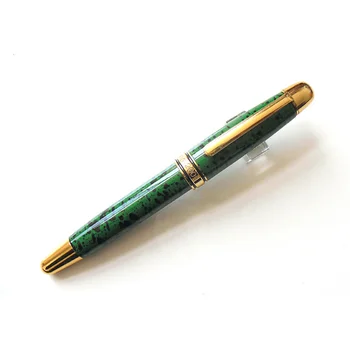 Перьевая ручка из смолы YONGSHENG 2001 Тонкая 0,5 мм Иридиевая ручка с Золотым Зажимом Чернильная ручка Для письма Школьные Канцелярские принадлежности Канцелярские принадлежности
