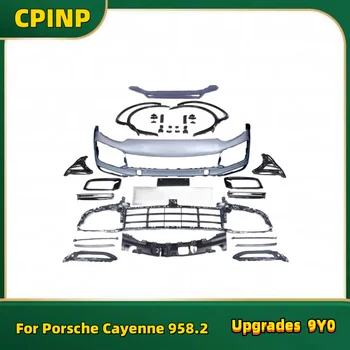 Применимый обвес для Porsche Cayenne 958.2 Модернизированный обвес с турбонаддувом 9Y0 2010-2013 Передний бампер в сборе с решеткой радиатора