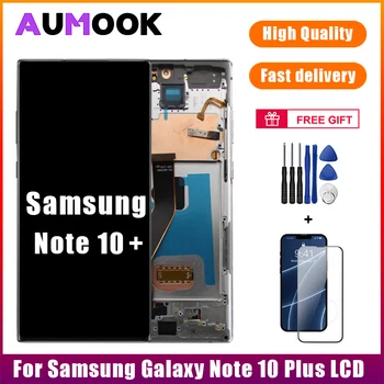 Протестирован новый OLED-дисплей для Samsung Galaxy Note 10 Plus ЖК-дисплей с сенсорным экраном Дигитайзер для SM NOTE 10 + PLUS Замена ЖК-дисплея