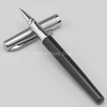 Роликовая шариковая ручка из высококачественной нержавеющей Стали Duke 209 Усовершенствованная Яркая черная Подарочная ручка для Письма