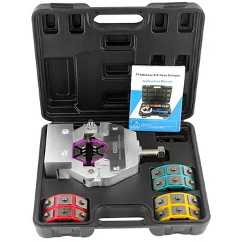Ручной набор для обжима шлангов кондиционера Инструменты для ремонта автомобильных кондиционеров 71550 Инструмент для обжима шлангов