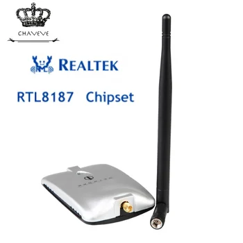 Сетевая карта Wifi-адаптера Realtek RTL8187L с набором микросхем 2000 МВт, беспроводная USB-карта WIFI с антенной 5dbi, аналогичная ALFA AWUS036H