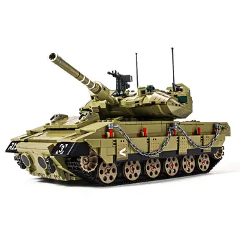 Совместимые Кирпичи Военный Танковый Танк Merkava MK4 Leopard 2 Ракетный Автомобиль Строительные Блоки WW2 Немецкая Армия Мира Игрушки Для Мальчиков Подарок