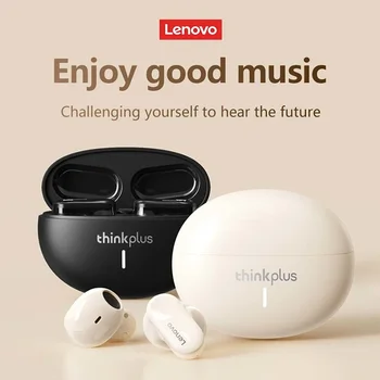 Спортивные Bluetooth-наушники Lenovo LP19 TWS с шумоподавлением, Беспроводные наушники-вкладыши с Двойным HD-микрофоном, Игровые Наушники для звонков