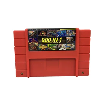 Супер DIY Ретро 900 в 1 Pro Игровой картридж для 16-битной игровой консоли, красный